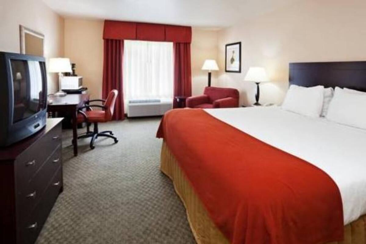 Desk, blackout drapes, iron/ironing board, cribs/infant beds