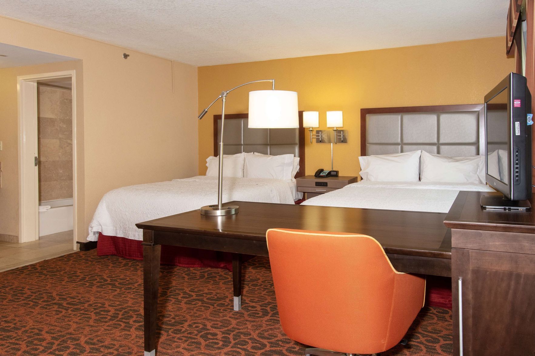 In-room safe, desk, blackout curtains, iron/ironing board