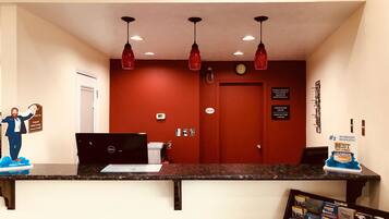 Check-in/check-out kiosk