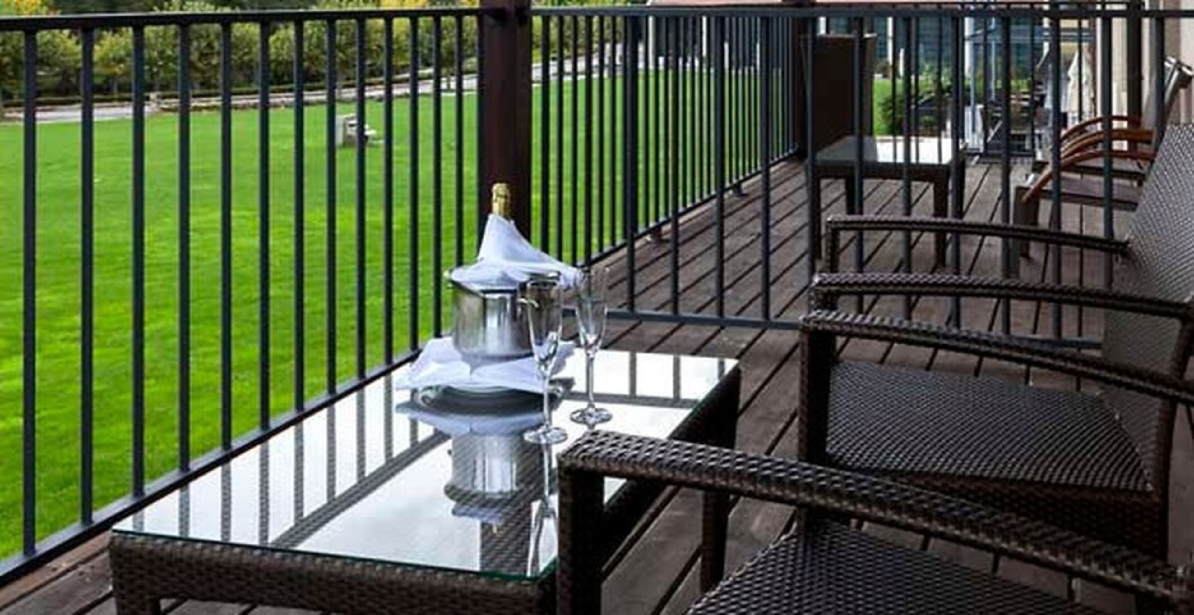 double room, 1 king bed, terrace | view from room