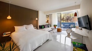 Junior Suite Balcony | Minibar, in-room safe, desk, free WiFi - Ekies All Senses Resort, a Member of Design Hotels (Sithonia)