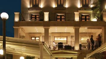 Front of property – evening/night