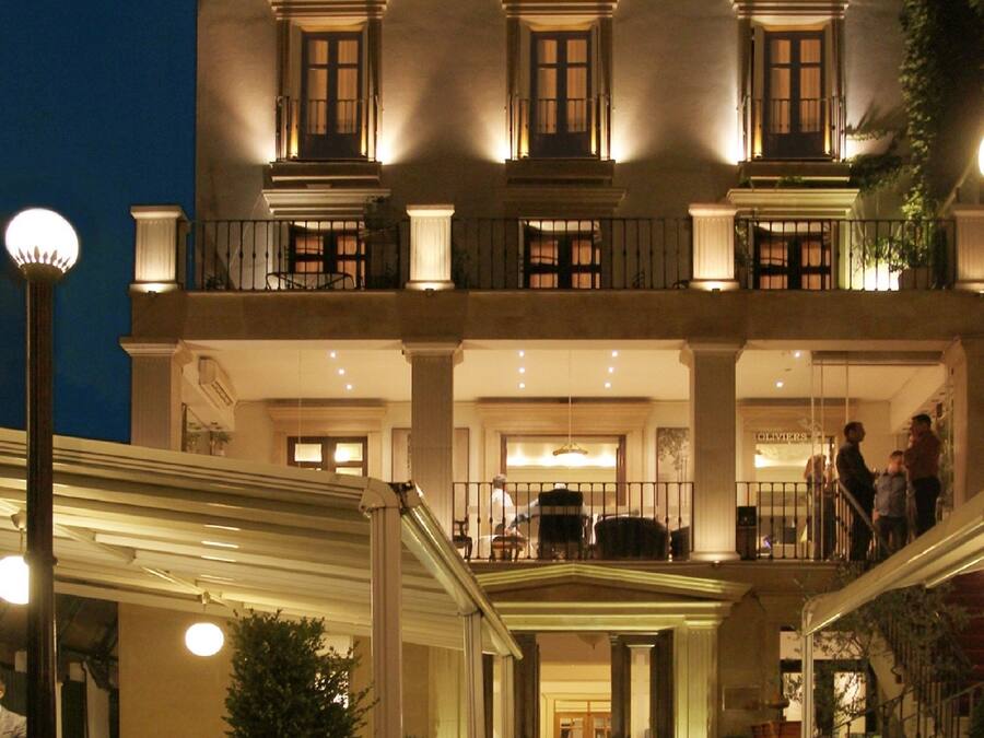 Front of property - evening/night