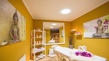 Sauna, hot tub, steam room, hot stone massages, sports massages, facials