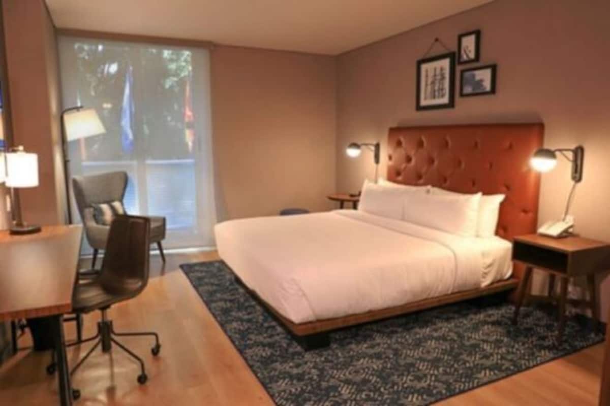 Premium bedding, down duvets, Select Comfort beds, in-room safe