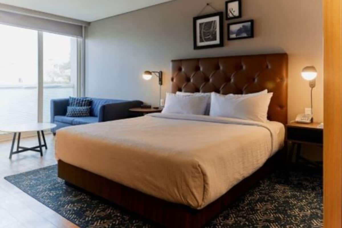 Premium bedding, down duvets, Select Comfort beds, in-room safe