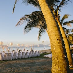 Zona para bodas al aire libre