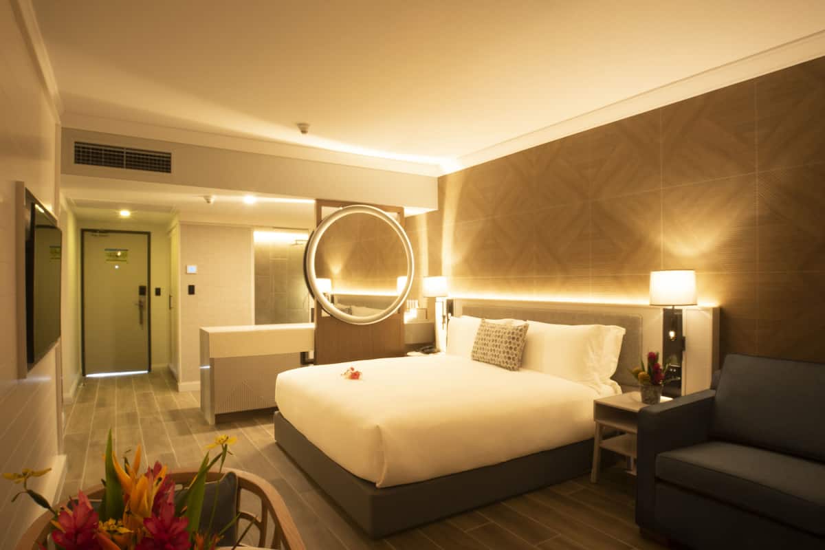 superior room, 1 king bed | premium bedding, in-room safe, desk, free wifi