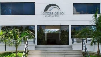 Façade de lâhĂ©bergement