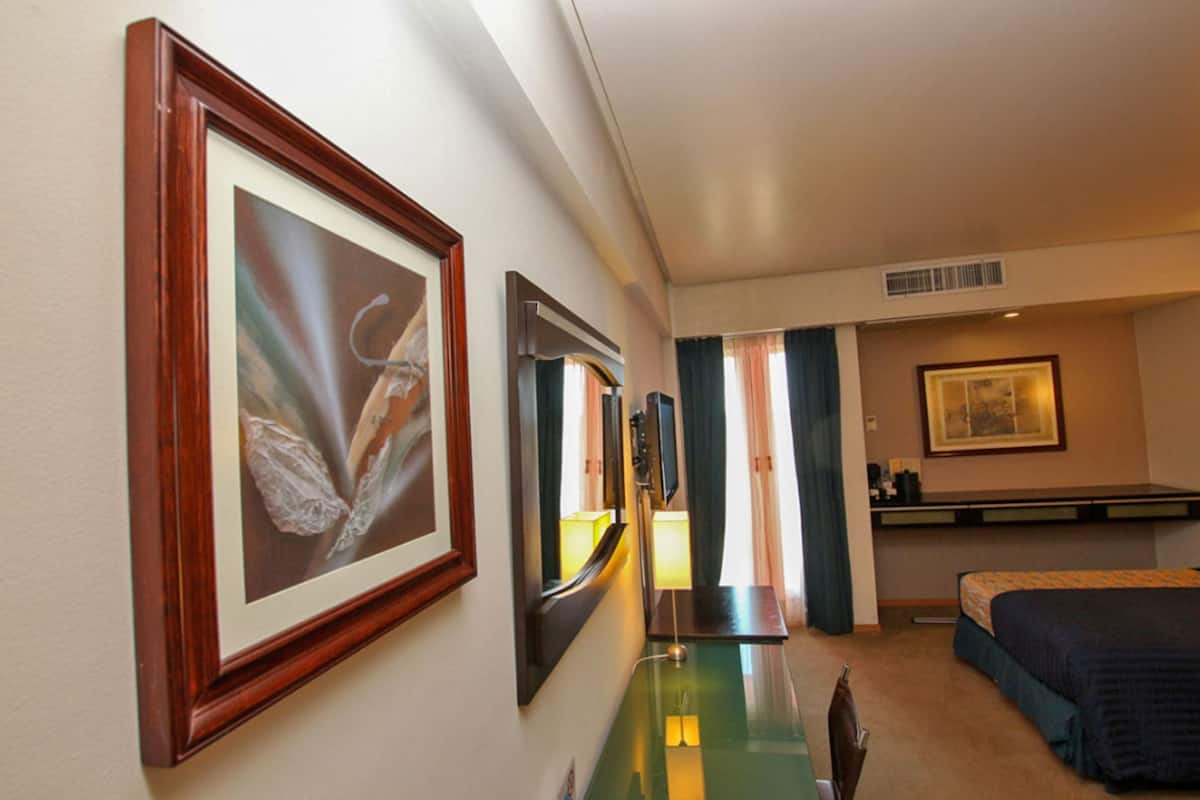 executive double room | down duvets, desk, blackout curtains, free wifi