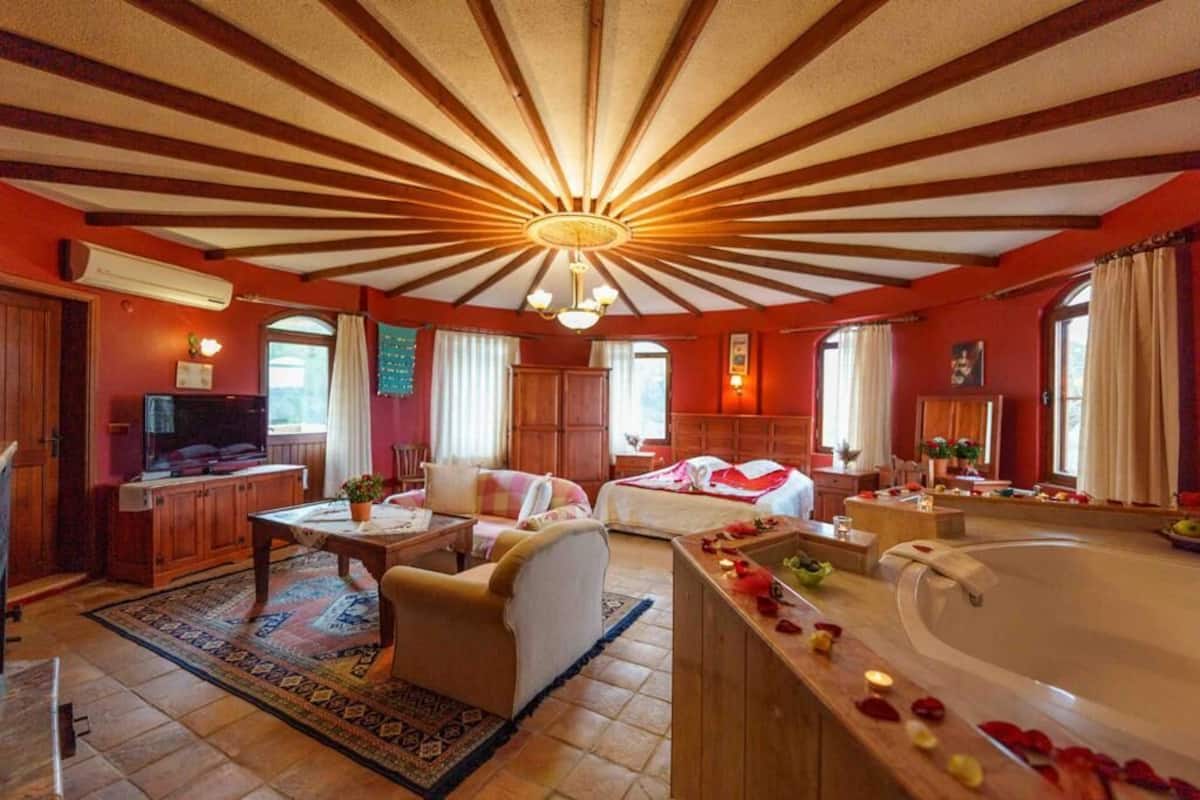 Honeymoon-Doppelzimmer | Bettwäsche aus ägyptischer Baumwolle, hochwertige Bettwaren, Minibar