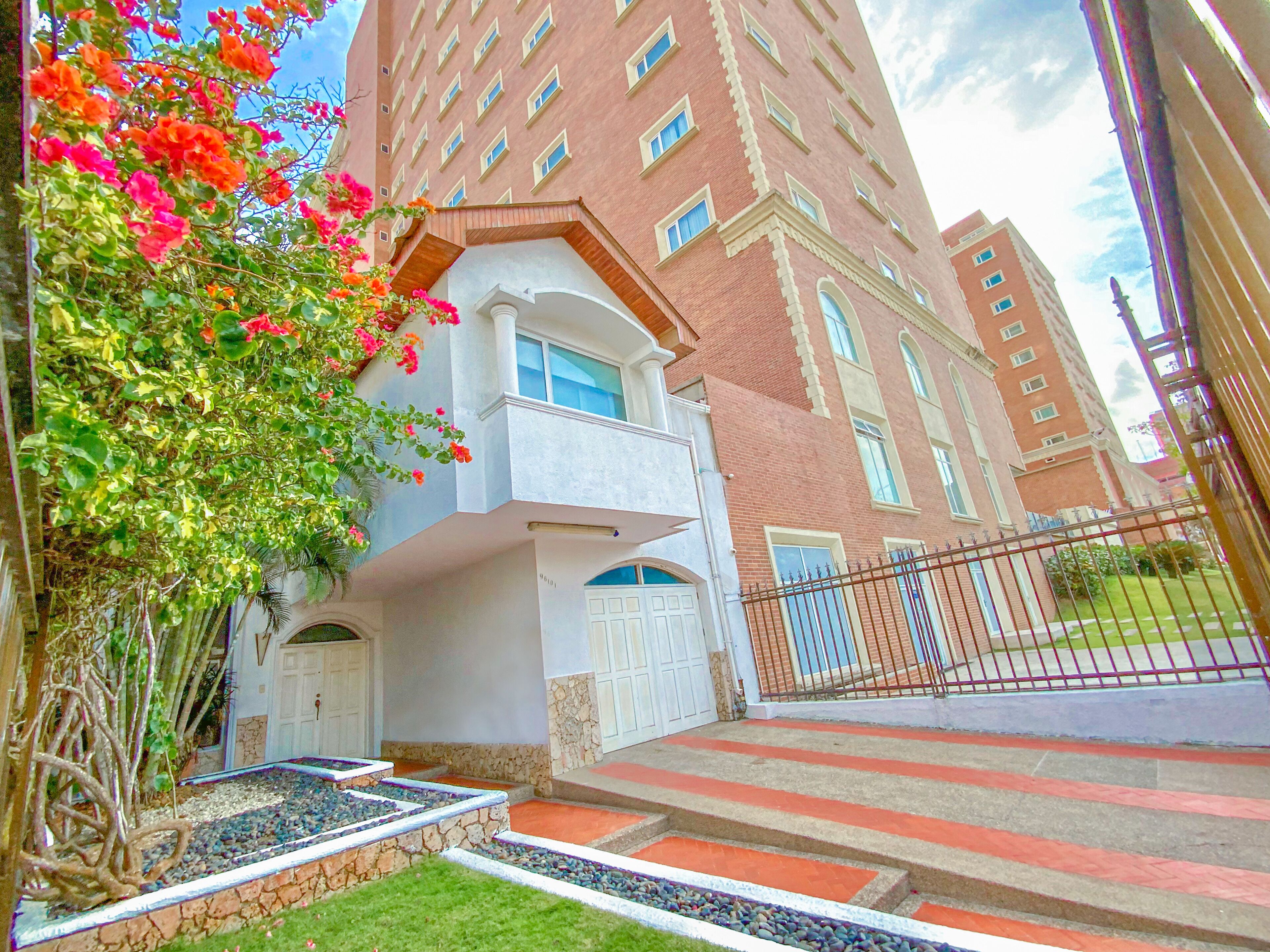 Overnatningsstedets facade