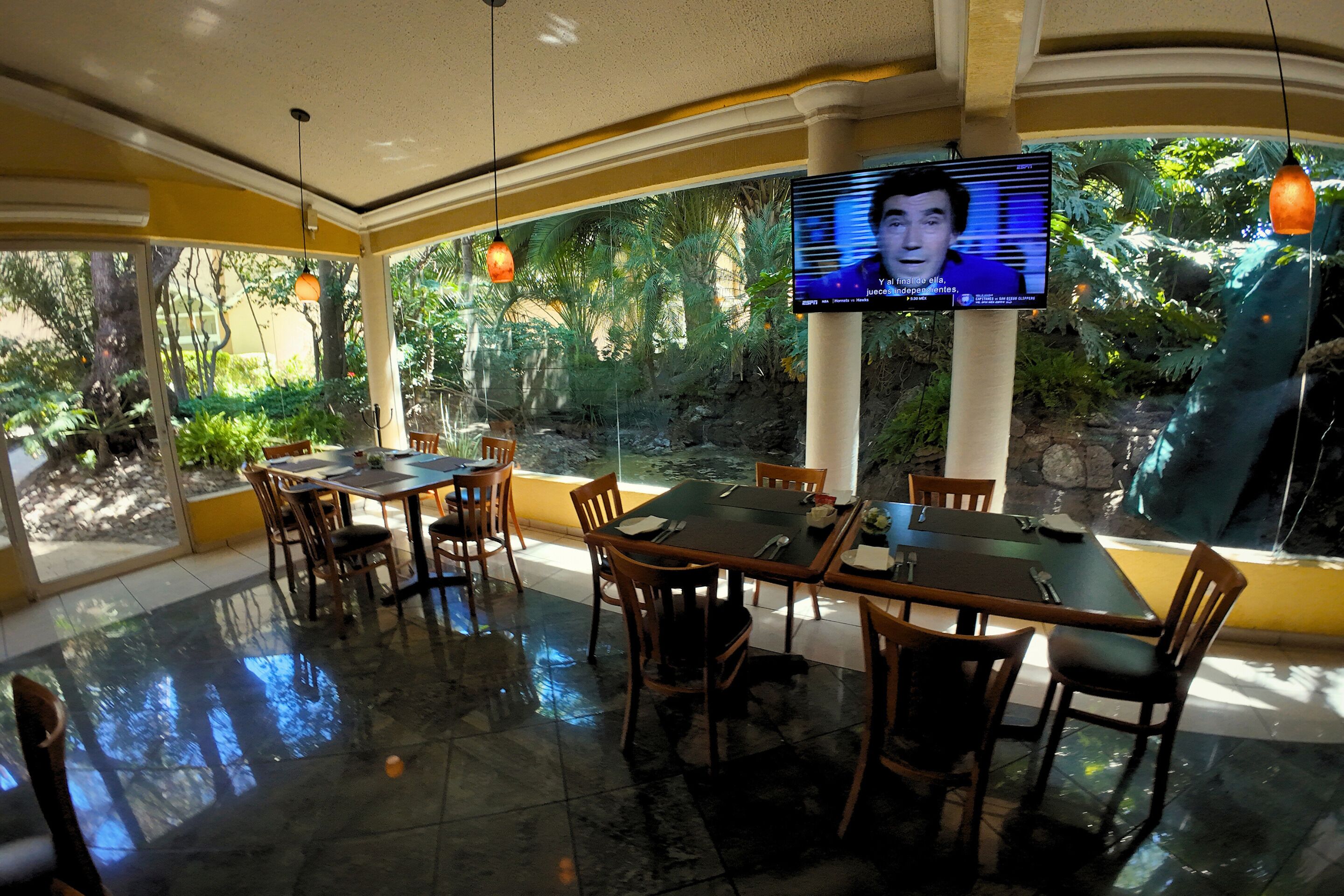 breakfast, lunch, dinner served; mexican cuisine, garden views