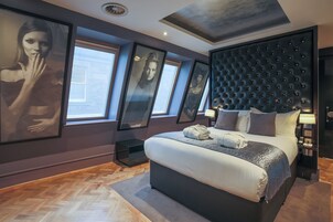 Premium bedding, minibar, in-room safe, desk