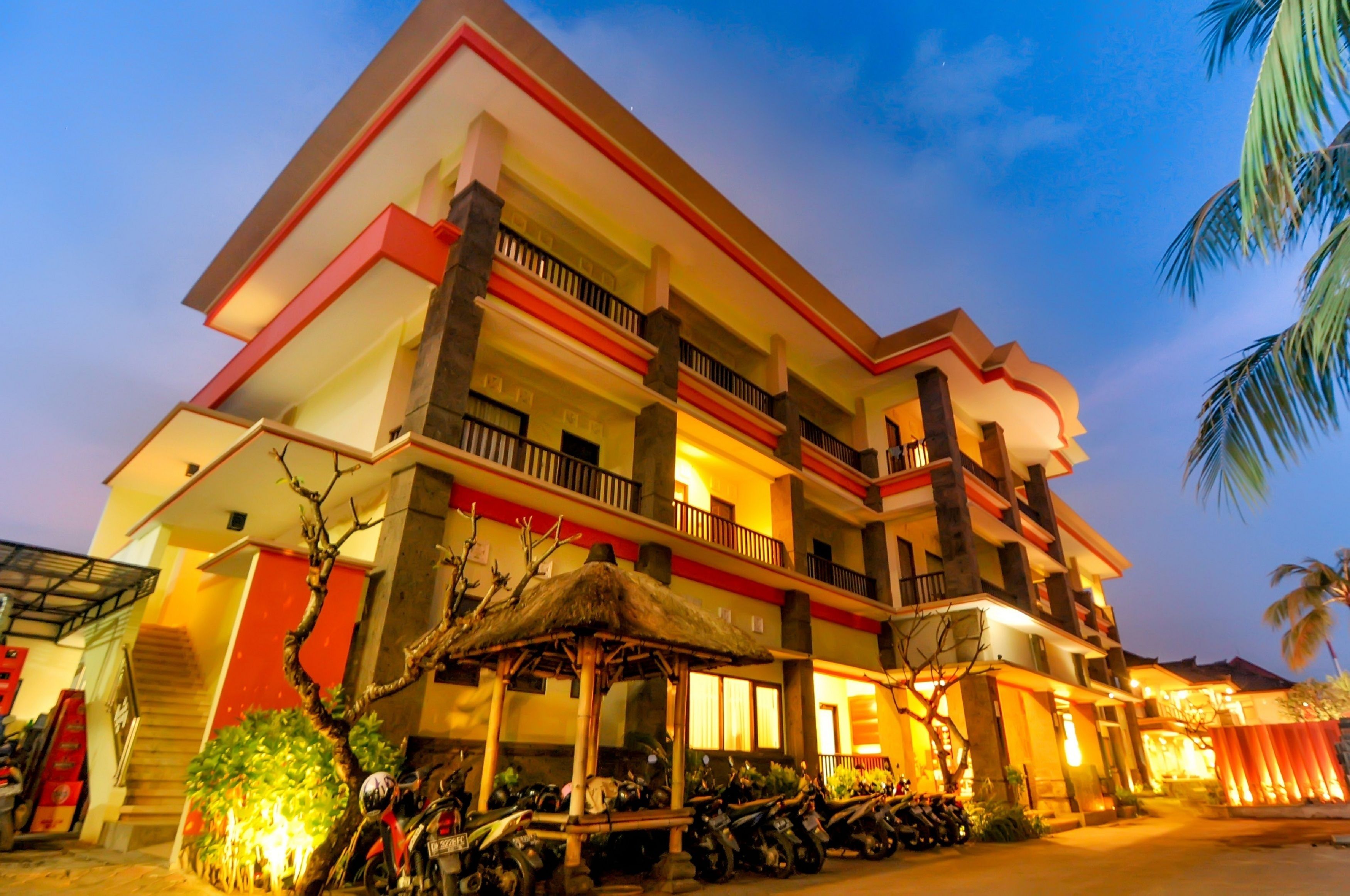 Front of property - evening/night