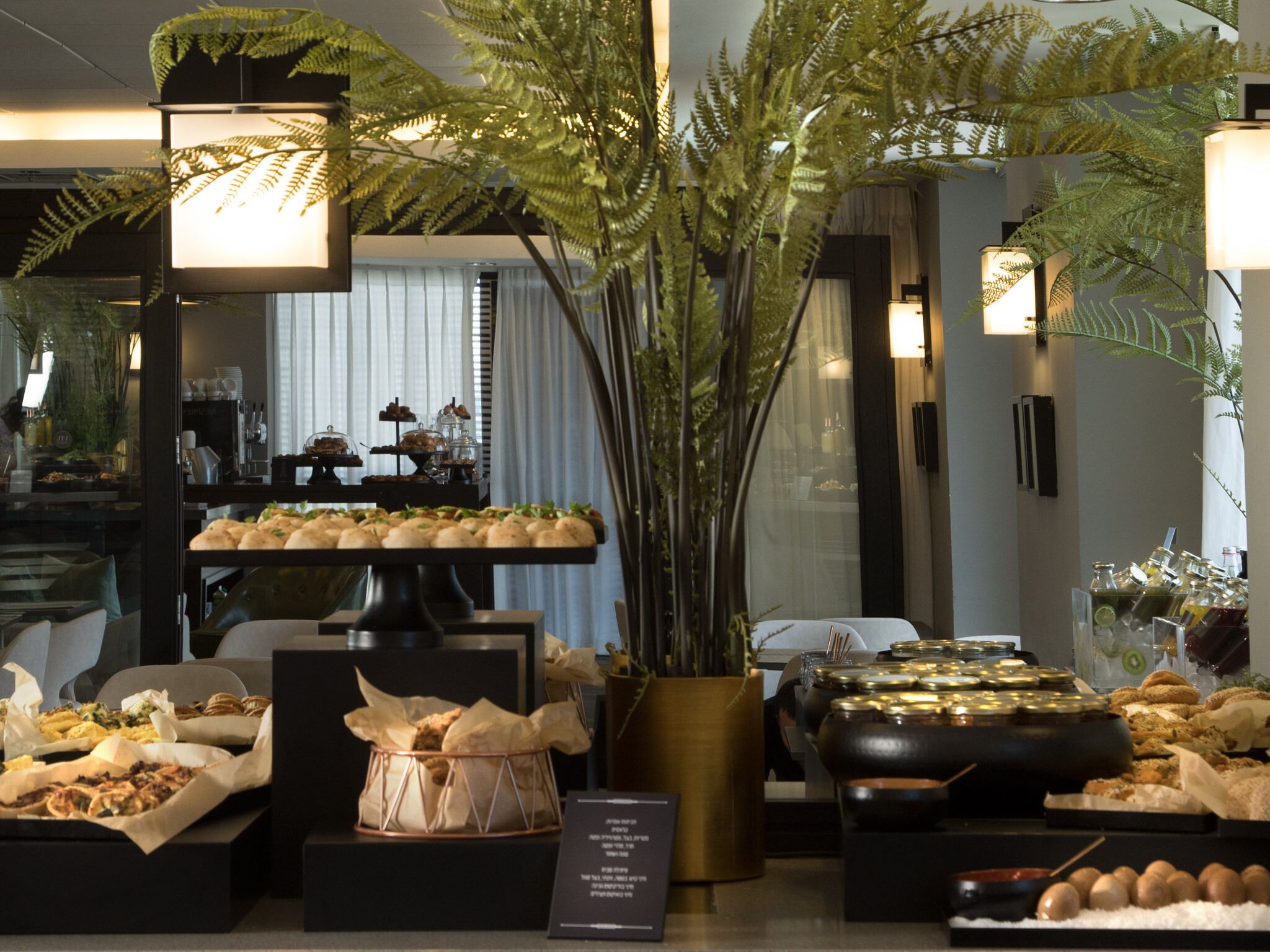 daily buffet breakfast (ils 85 per person)