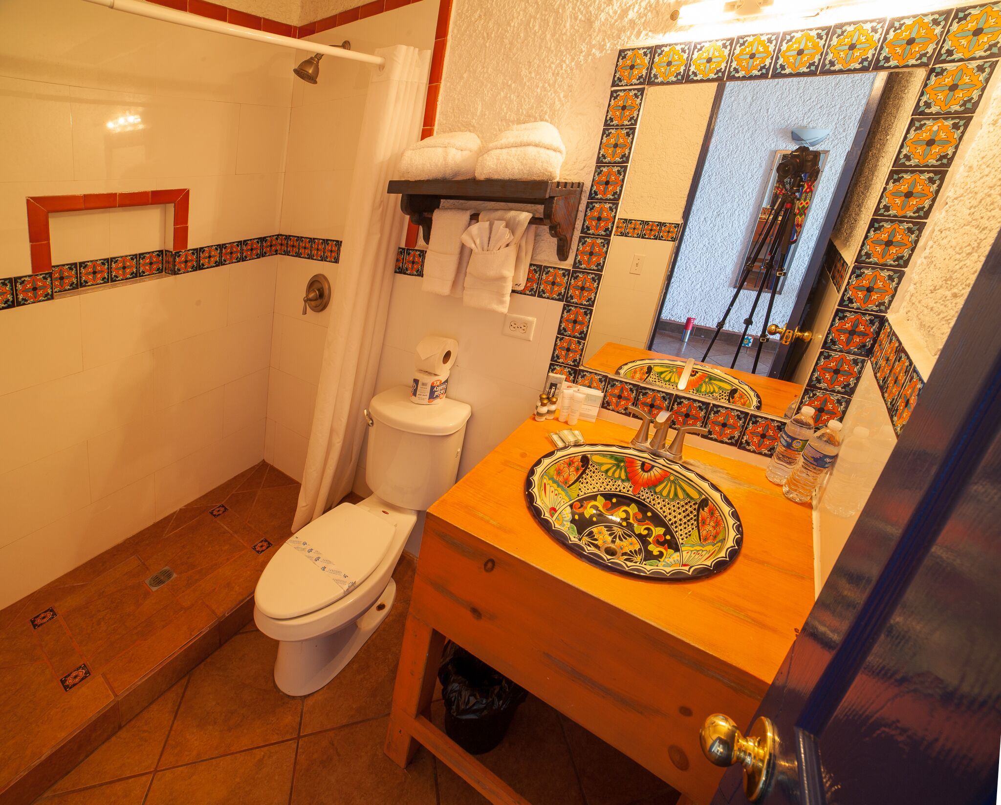 standard double room, ocean view | bathroom | towels