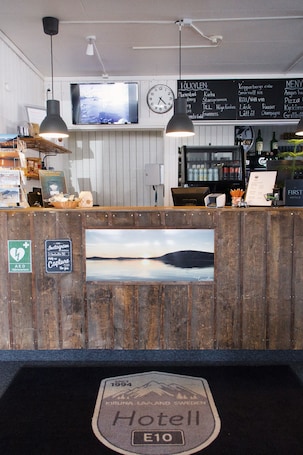 Recepção. Hotell E10