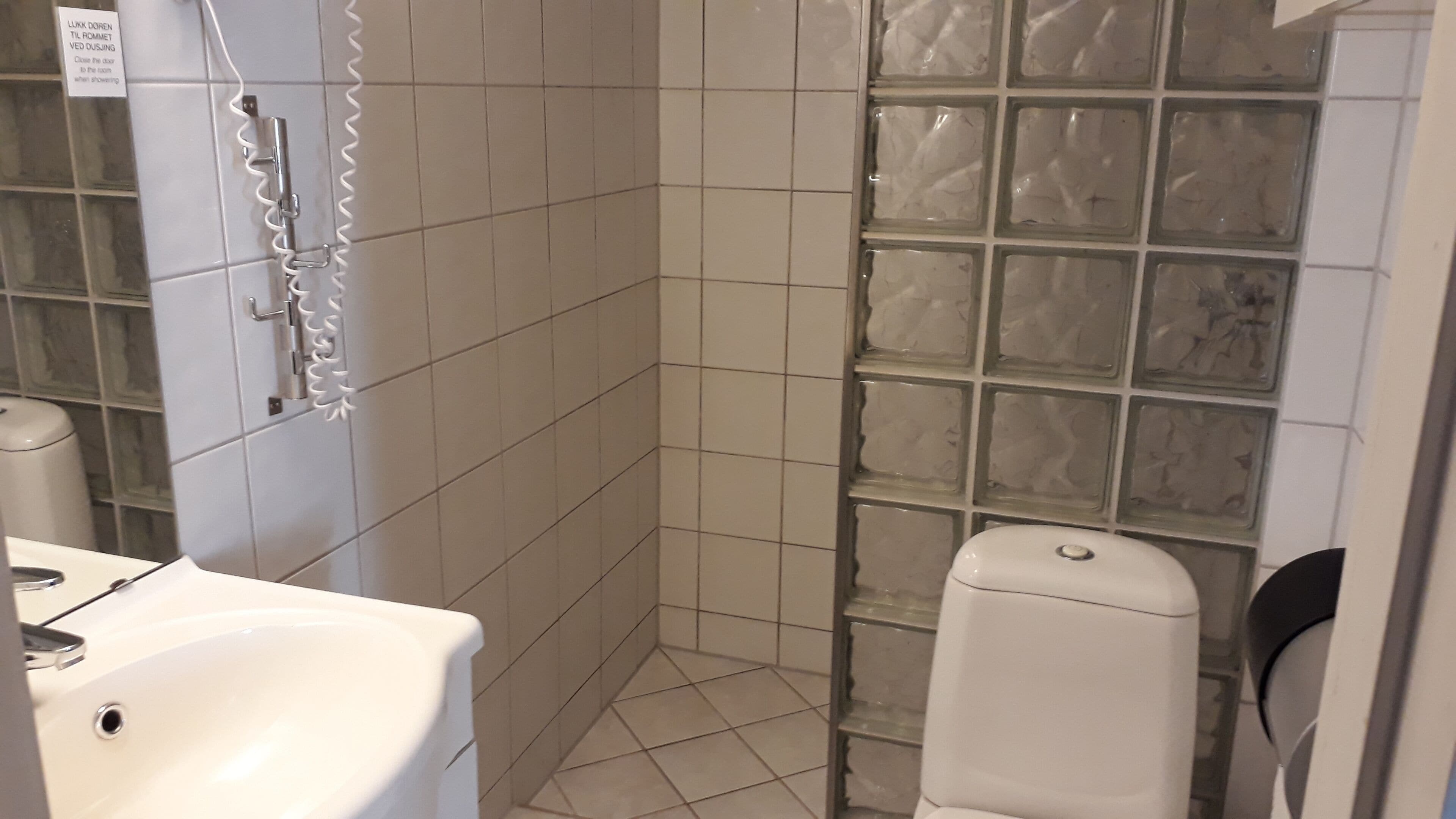 condo | bathroom | shower, hair dryer, towels