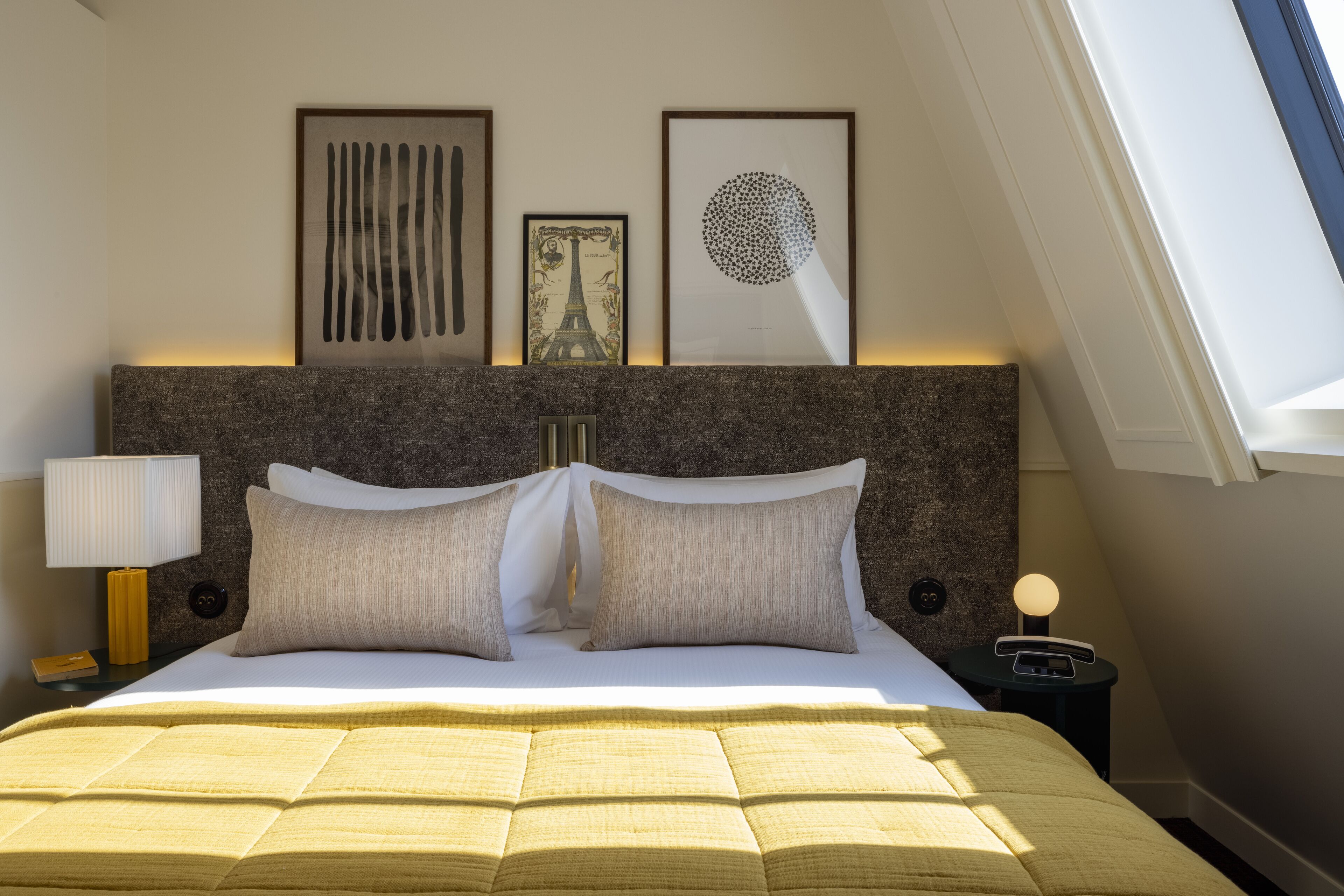 chambre parisienne | premium bedding, in-room safe, individually decorated, desk