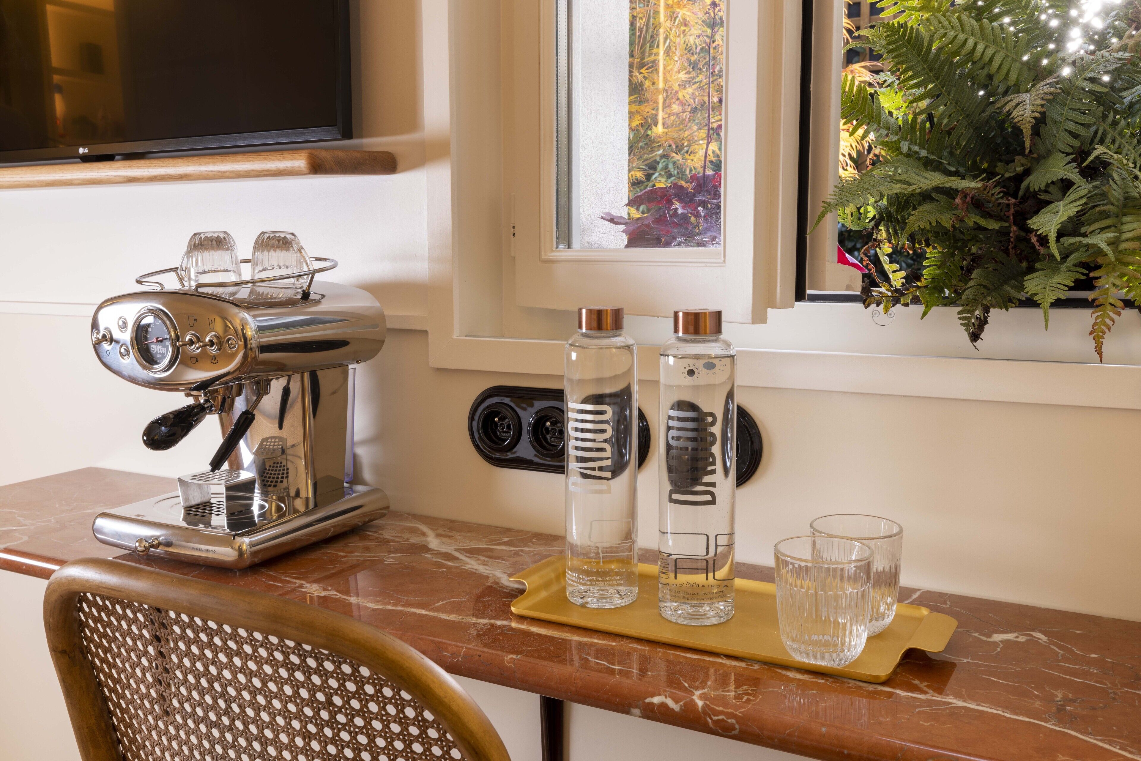 la loge verte suite | premium bedding, in-room safe, individually decorated, desk