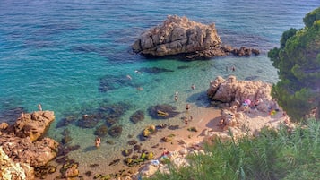 Una spiaggia nelle vicinanze