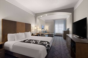 Premium bedding, pillow-top beds, desk, blackout curtains - La Quinta Inn and Suites by Wyndham at WaTiki Waterpark (Rapid City)
