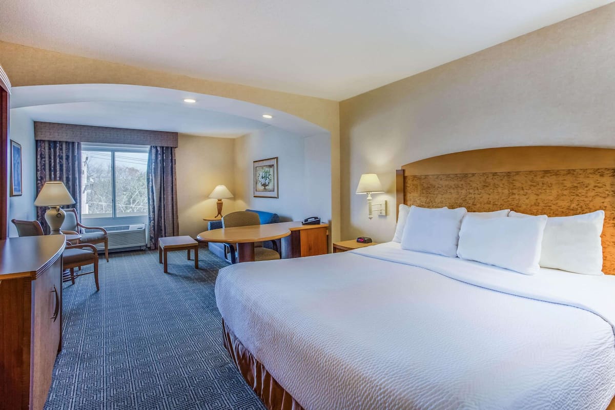 Room, 1 King Bed, Accessible, Non Smoking (Mobility/Hearing Impaired Accessible) | Premium bedding, pillow-top beds, desk, blackout curtains