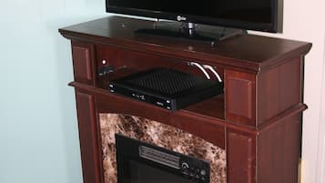 Individually decorated, individually furnished, desk, laptop workspace