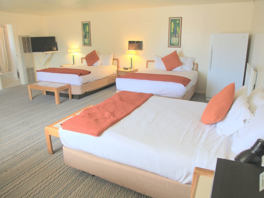 Individually decorated, individually furnished, desk, laptop workspace