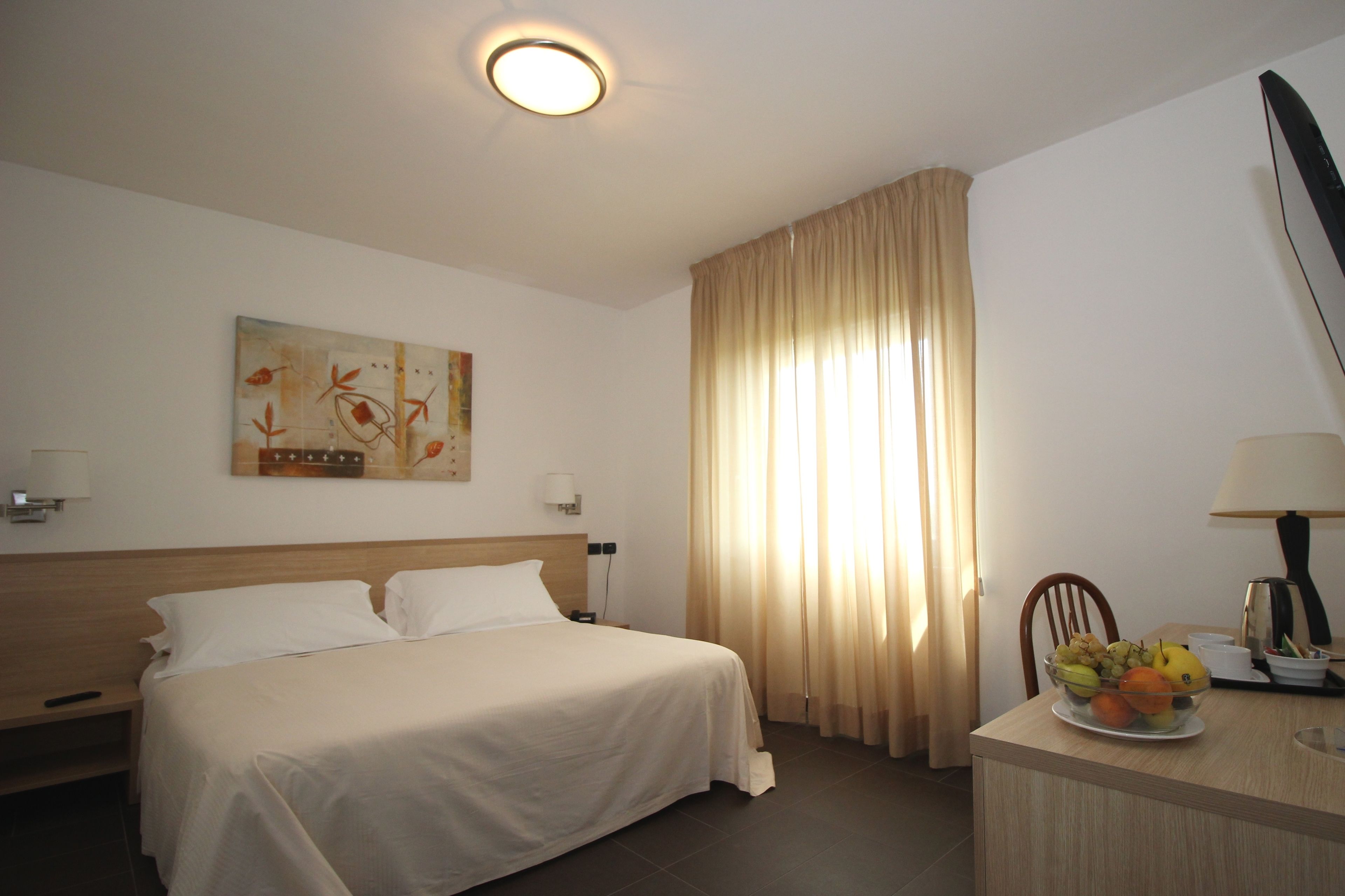 Chambre Standard Double ou avec lits jumeaux, vue jardin | Vue de la chambre