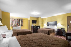 Pillow-top beds, desk, iron/ironing board, free WiFi