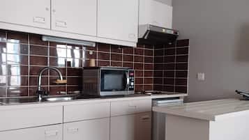 1 habitación, escritorio y espacio para trabajar con laptop
