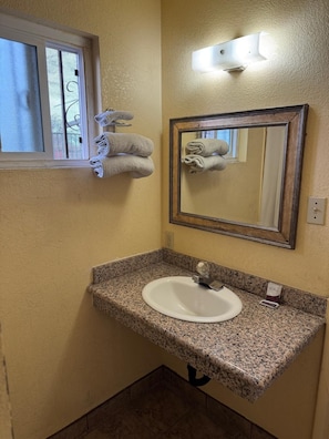 Free toiletries, towels