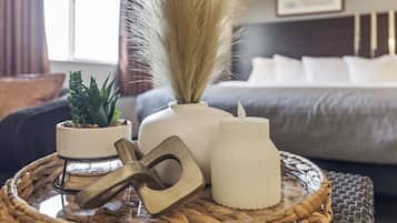 Desk, blackout curtains, free WiFi, bed sheets