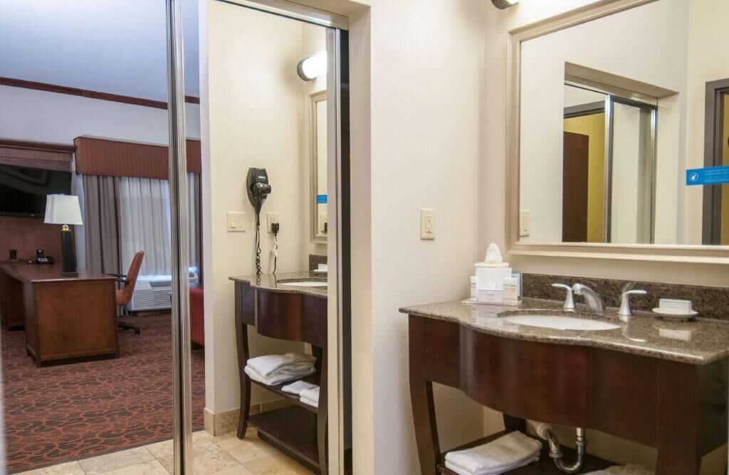 In-room safe, desk, blackout curtains, iron/ironing board