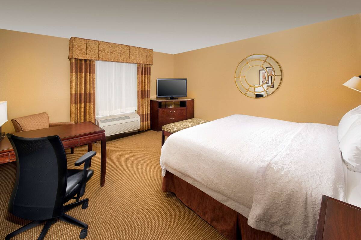in-room safe, desk, blackout curtains, iron/ironing board