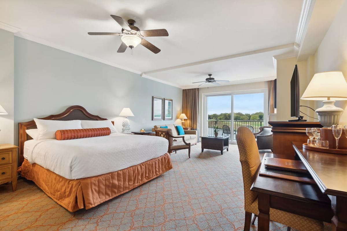 Club Suite, 1 King Bed, Kitchen, Resort View | Premium bedding, in-room safe, desk, blackout drapes