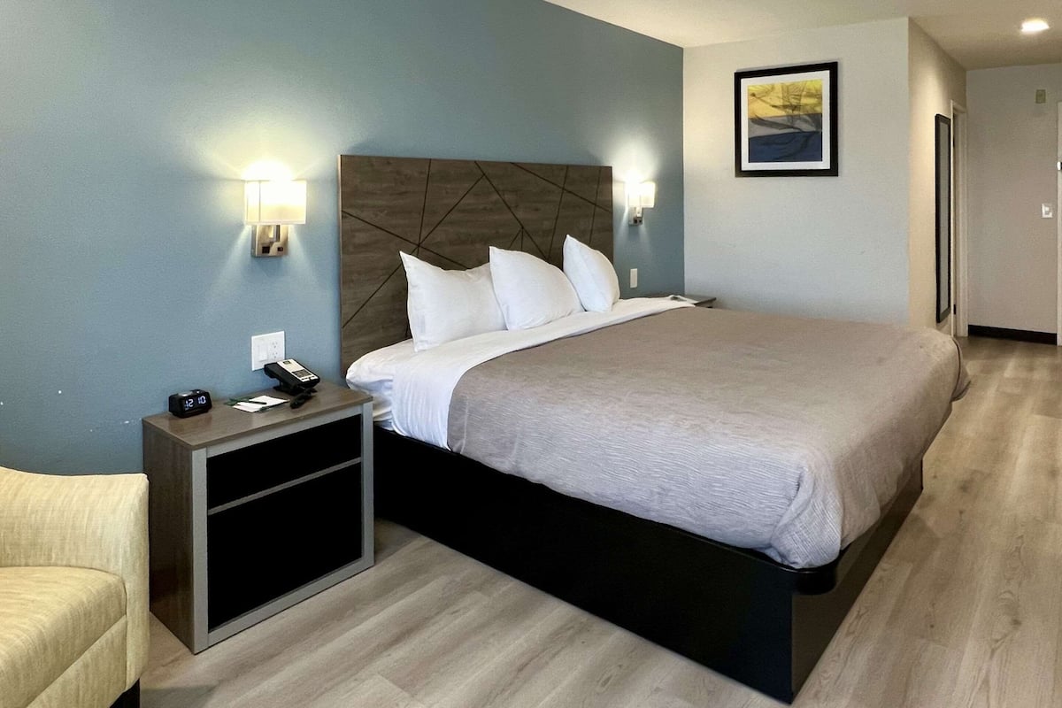1 Schlafzimmer, Schreibtisch, laptopgeeigneter Arbeitsplatz