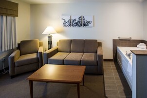 Desk, blackout drapes, iron/ironing board, free cribs/infant beds