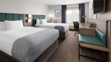 Seprai antialergi, meja kerja, dan ruang kerja ramah laptop