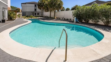 Outdoor pool, open 8:00 AM to 10:00 PM, pool umbrellas, pool loungers