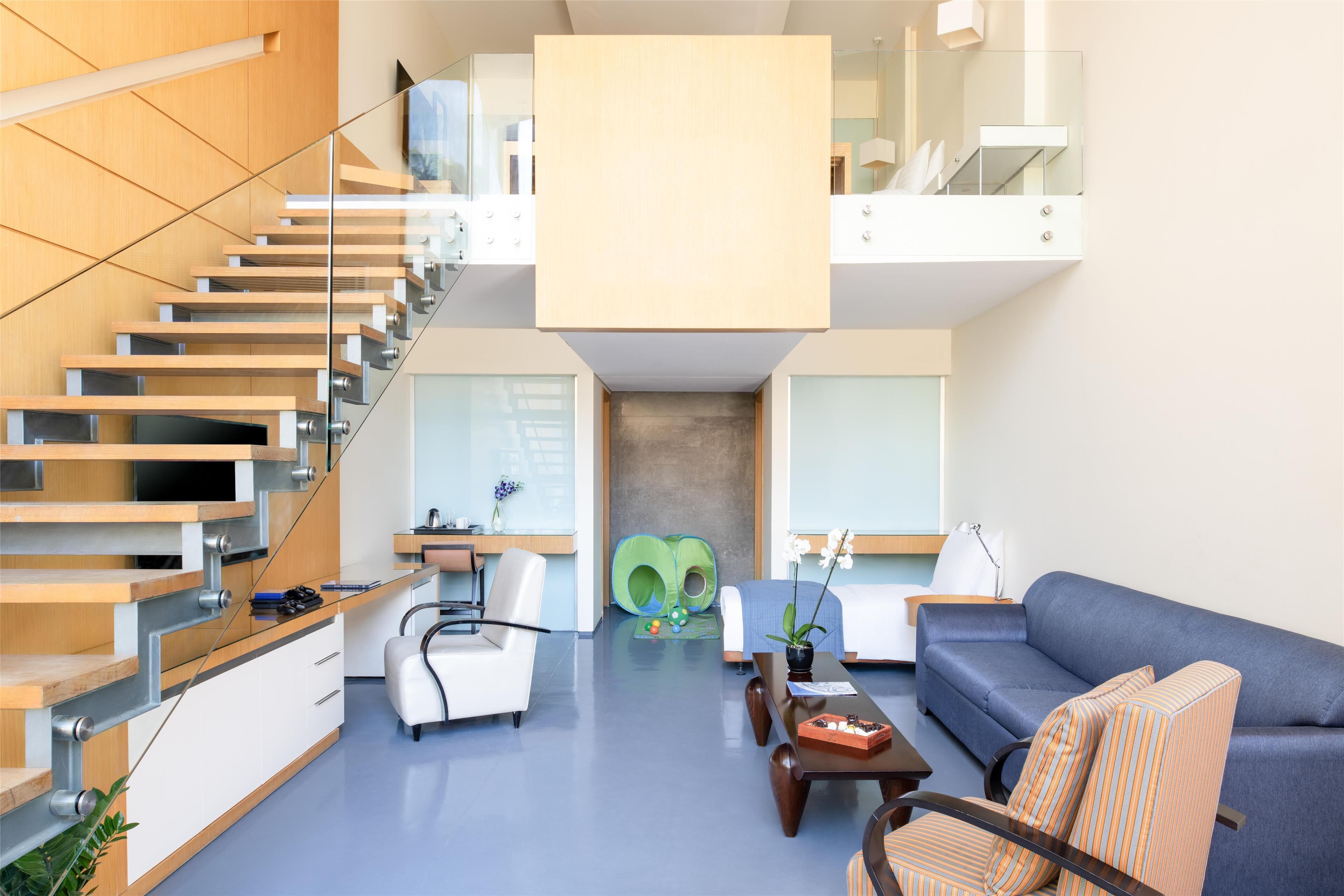 Suite familiar (Duplex) | Artículos del minibar gratis y caja de seguridad en la habitación 