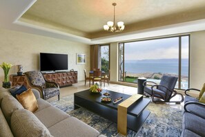 Plasma TV, DVD player - Kempinski Hotel Ishtar Dead Sea (Sweimeh)