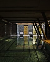 Indoor pool, open 8:00 AM to 8:00 PM, sun loungers
