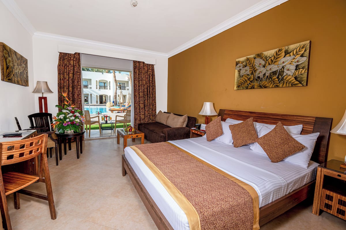 Ropa de cama de alta calidad y minibar