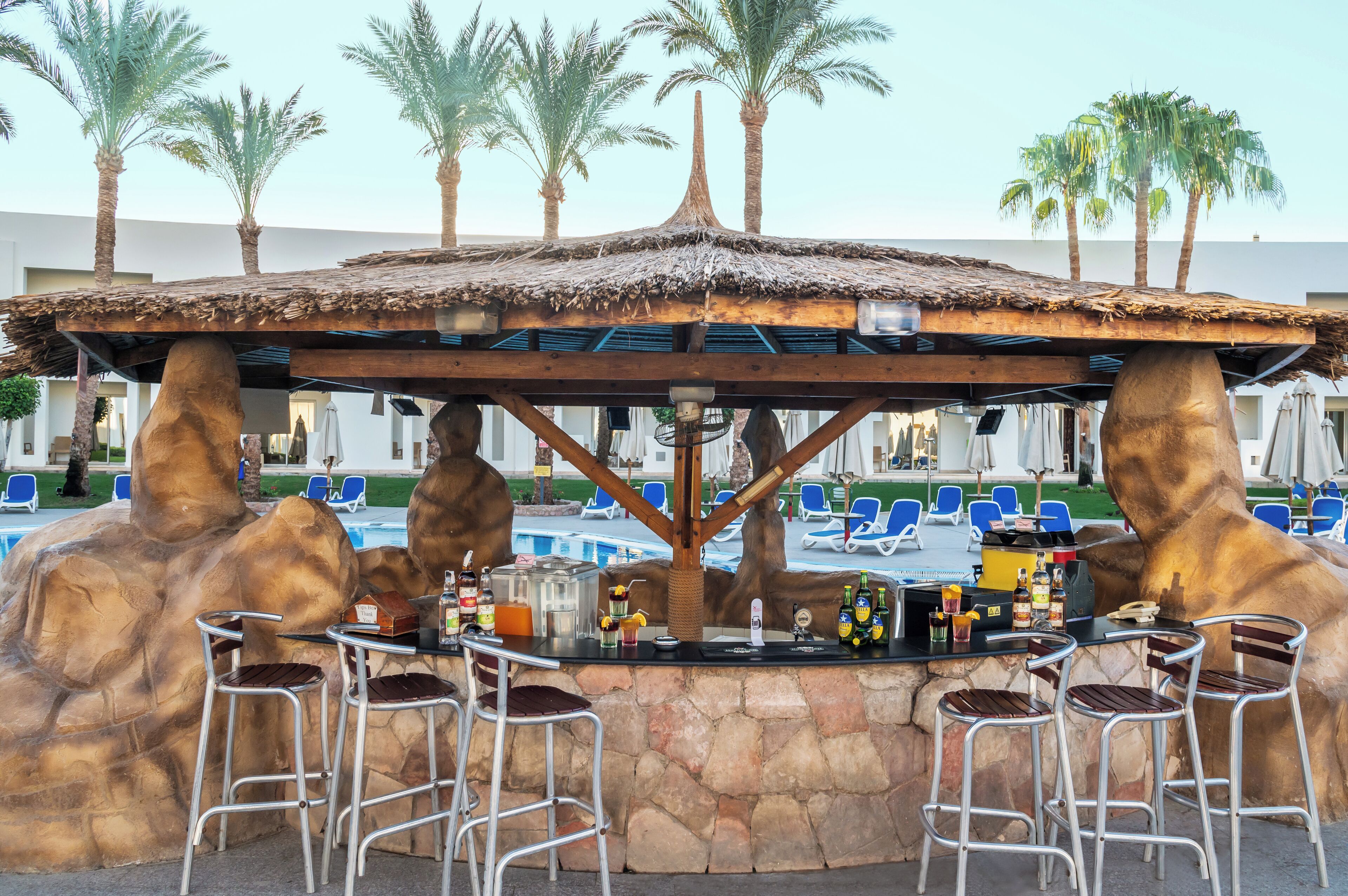Poolside bar
