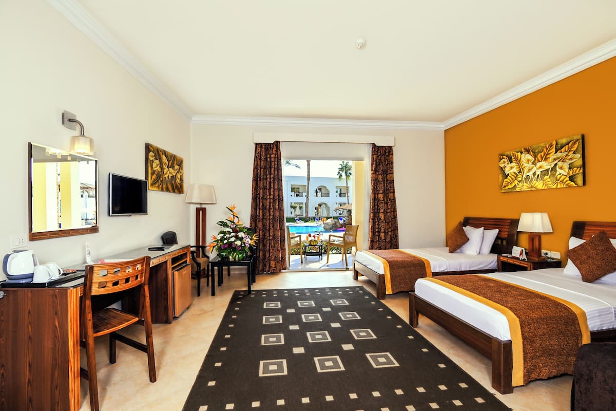 Ropa de cama de alta calidad y minibar