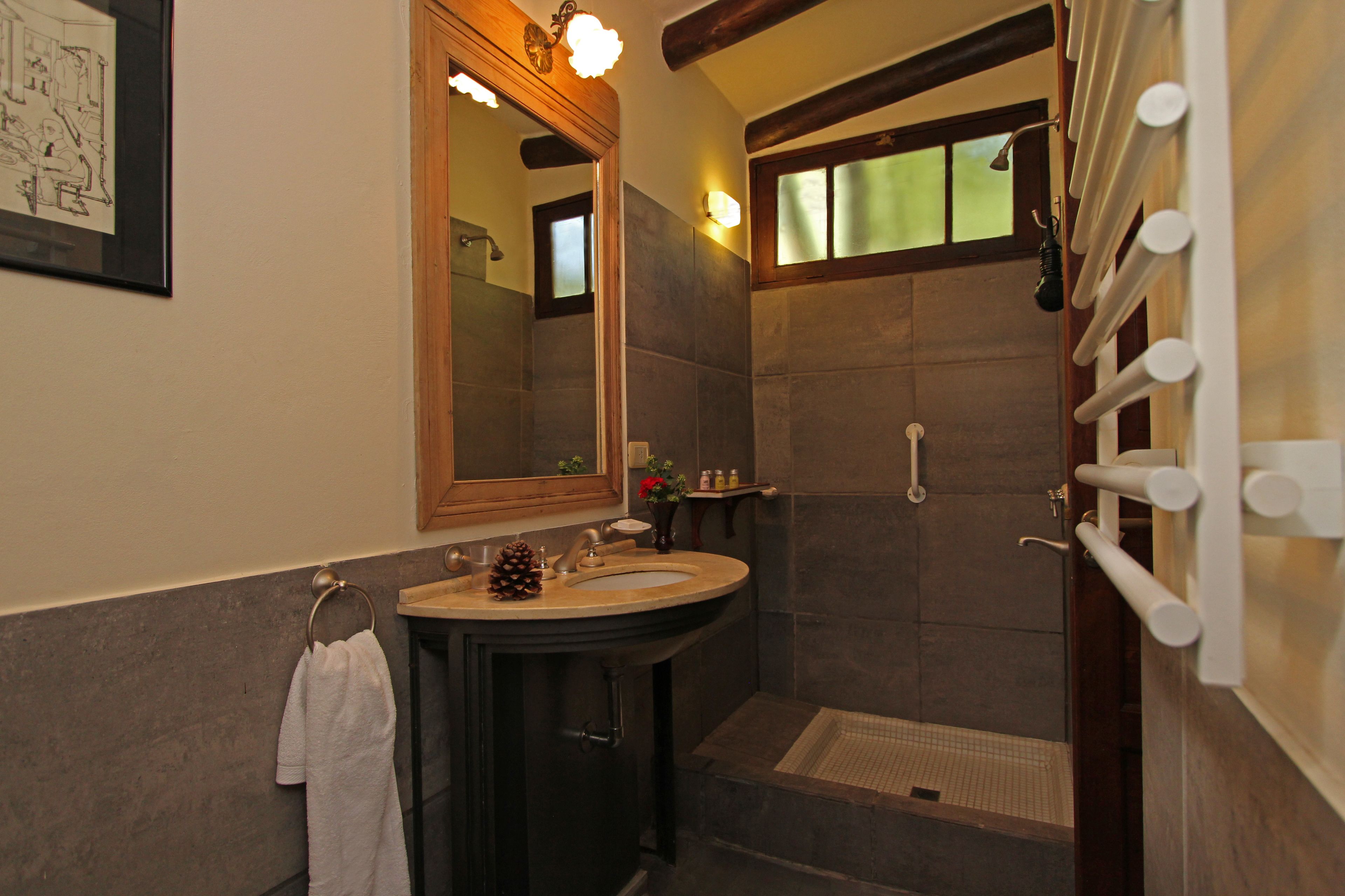 house, 2 bedrooms (cipreses) | bathroom | rainfall showerhead, eco-friendly toiletries, hair dryer, bidet