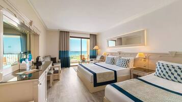 Sengetøy av topp kvalitet, minibar (inkludert) og safe på rommet